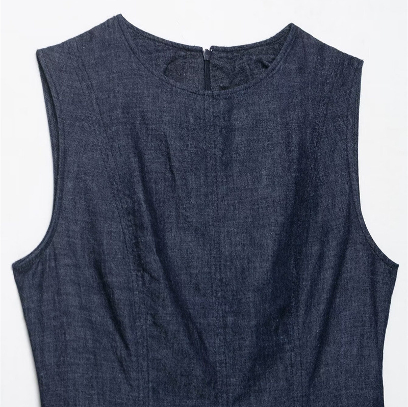 New slim fit fashion retro den - đánh giá và giá Midi Dress