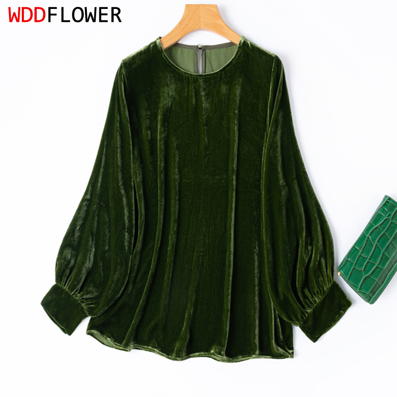 Women Silk Velvet Blouse 100%  - đánh giá và giá Silk Blouse